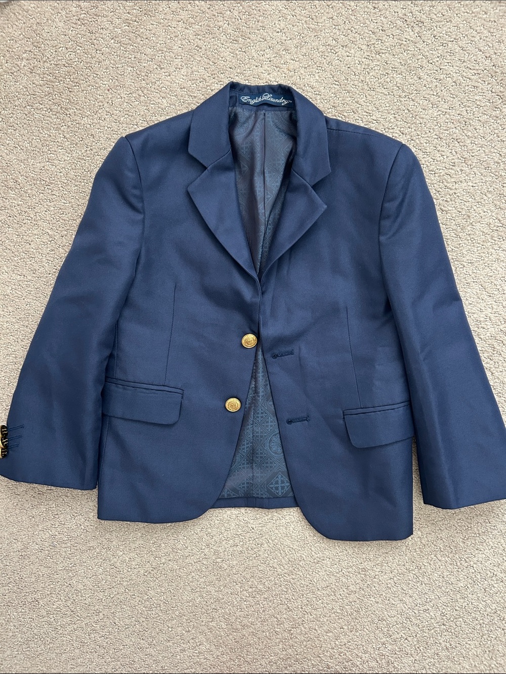 VGUC English Laundry Navy Blue Two Button Blazer